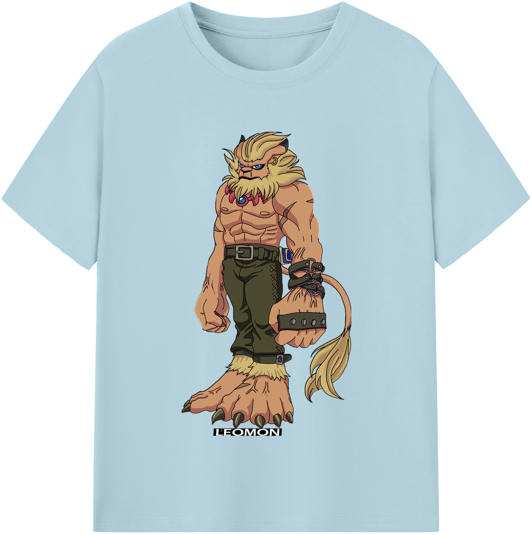 （画像用） Digimon デジタルモンスター/デジモン 綿100％半袖Tシャツ（フロントプリント）